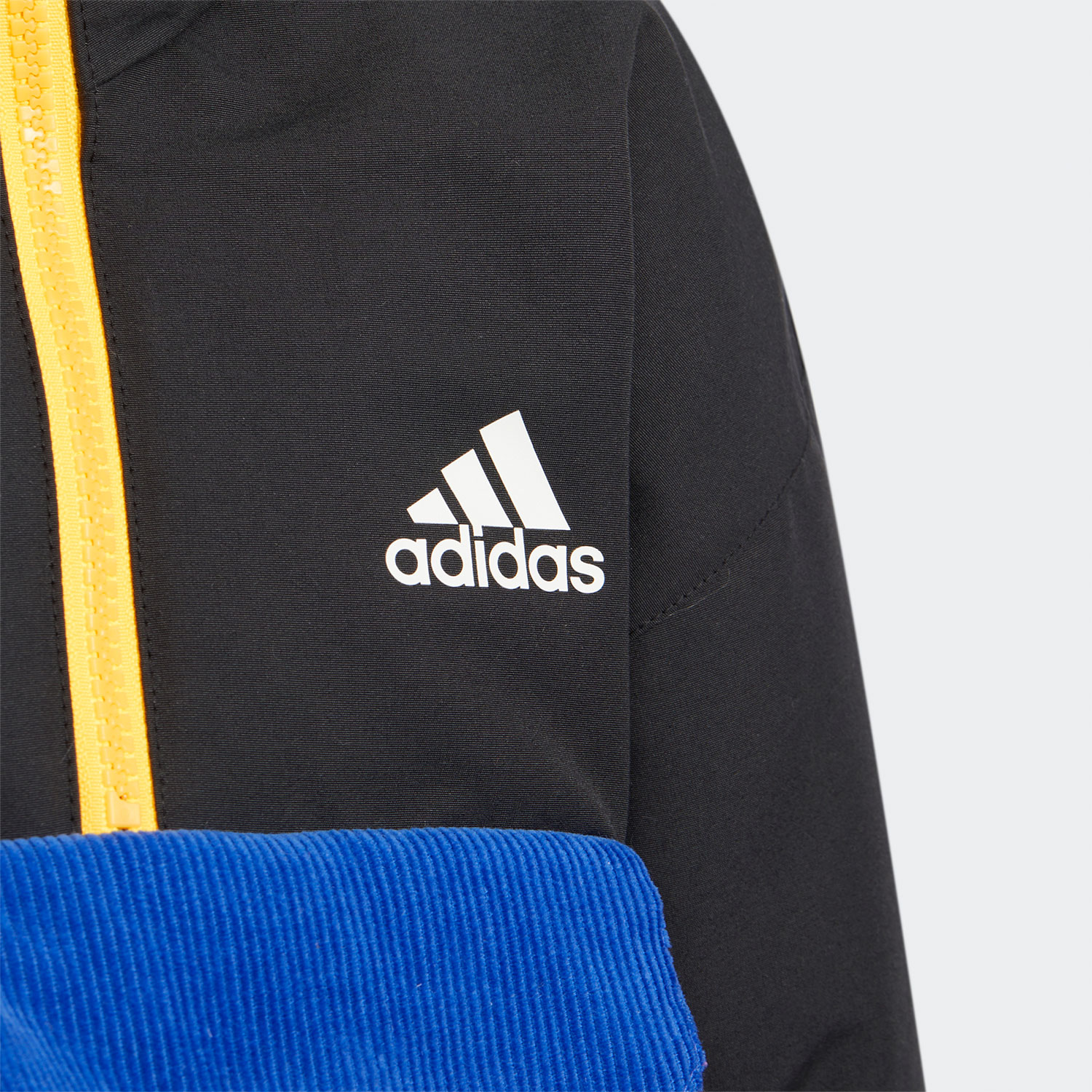 Adidas/阿迪达斯正品儿童冬季运动户外保暖连帽搭扣羽绒服H40336-图2