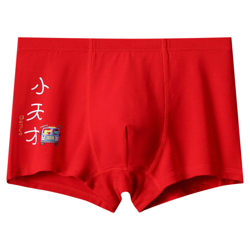 男童内裤纯棉a类红色中大童男孩大童本命年平角男生2026新款裤头,淘宝优惠券,粉丝福利购,淘宝优惠卷