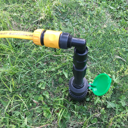 快速取水阀草坪浇水绿化水管地插接头取水器dn25园林取水阀三件套 - 图2