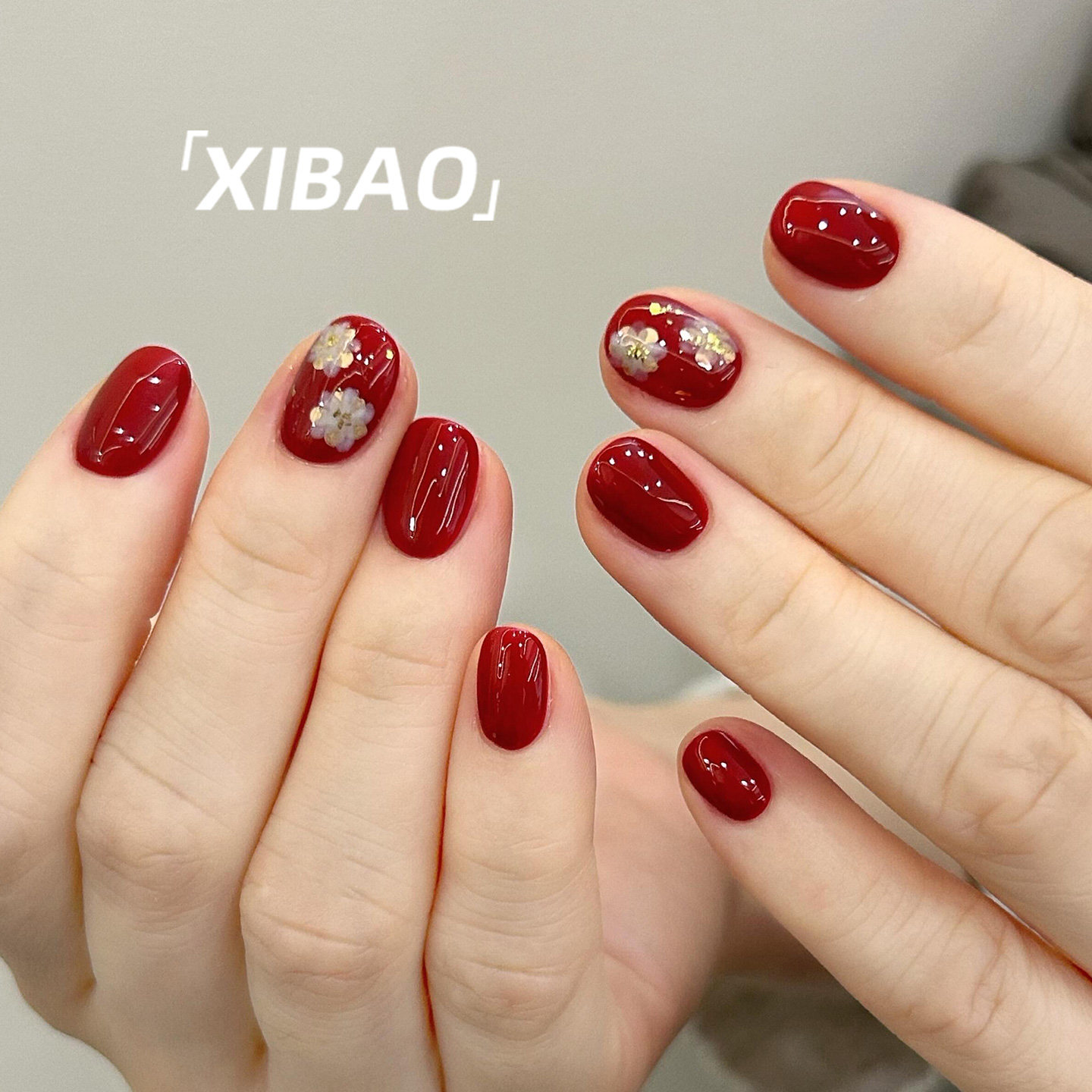 红色穿戴甲2025新款高级感新年穿戴美甲短款手工绝美显白指甲贴片,淘宝优惠券,粉丝福利购,淘宝优惠卷