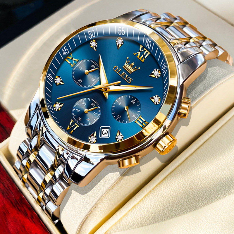 正品瑞士认证男士学生全自动机械表 olevs欧利时持诚国产腕表