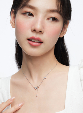 卡蒂罗蝴蝶结流苏项链