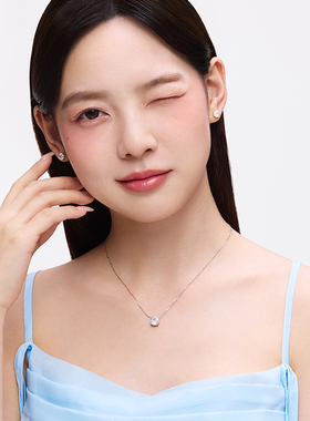 卡蒂罗幻彩玫瑰切项链女S925银轻奢小众设计锁骨链生日礼物送闺蜜