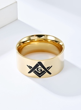 泰爱你欧美共济会戒指