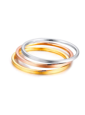 泰爱你简约1MM极简戒指