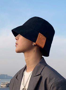 渔夫帽男大头围ins夏季