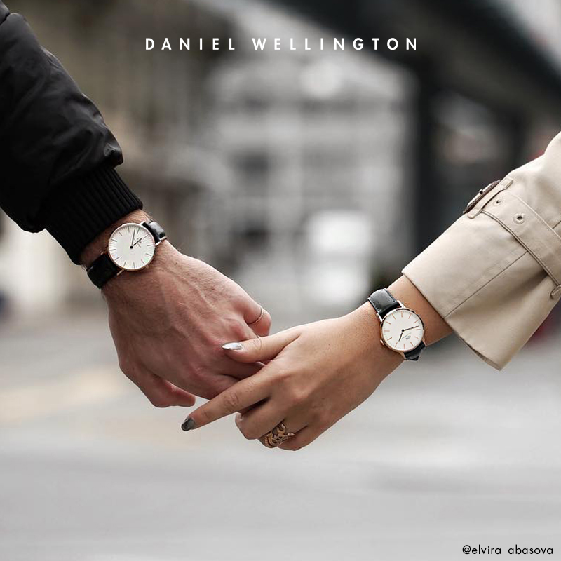 dw情侣classic系列皮质40 36mm对表 danielwellington欧美腕表