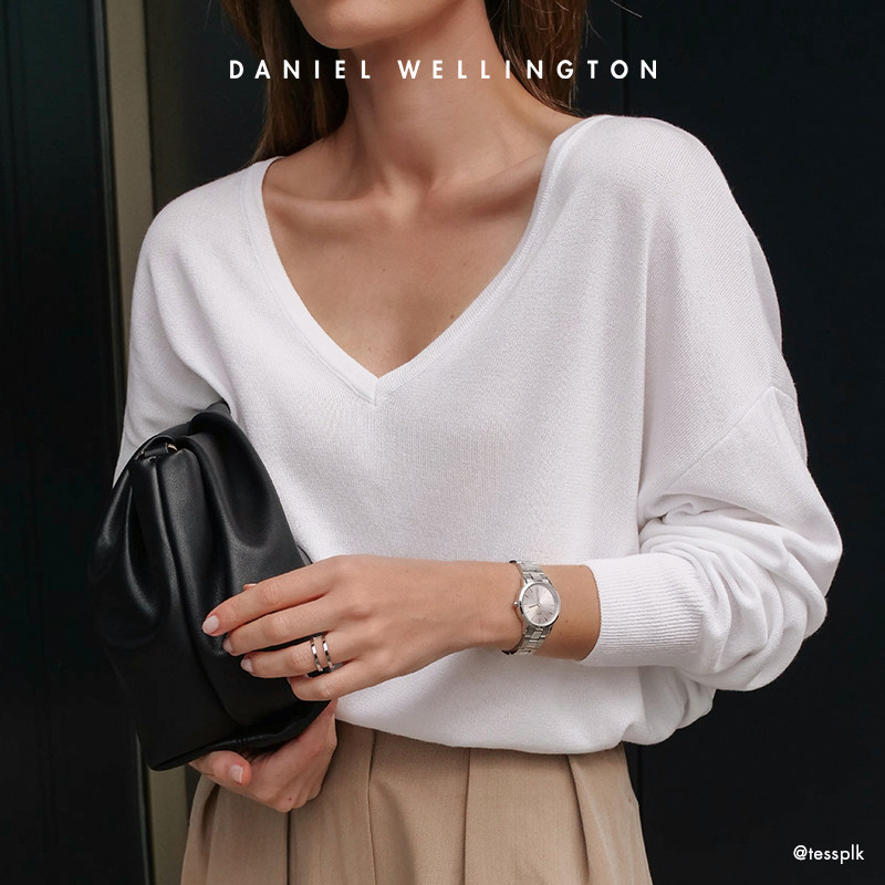 dw情侣同款elan系列简约双环戒指 danielwellington戒指/指环