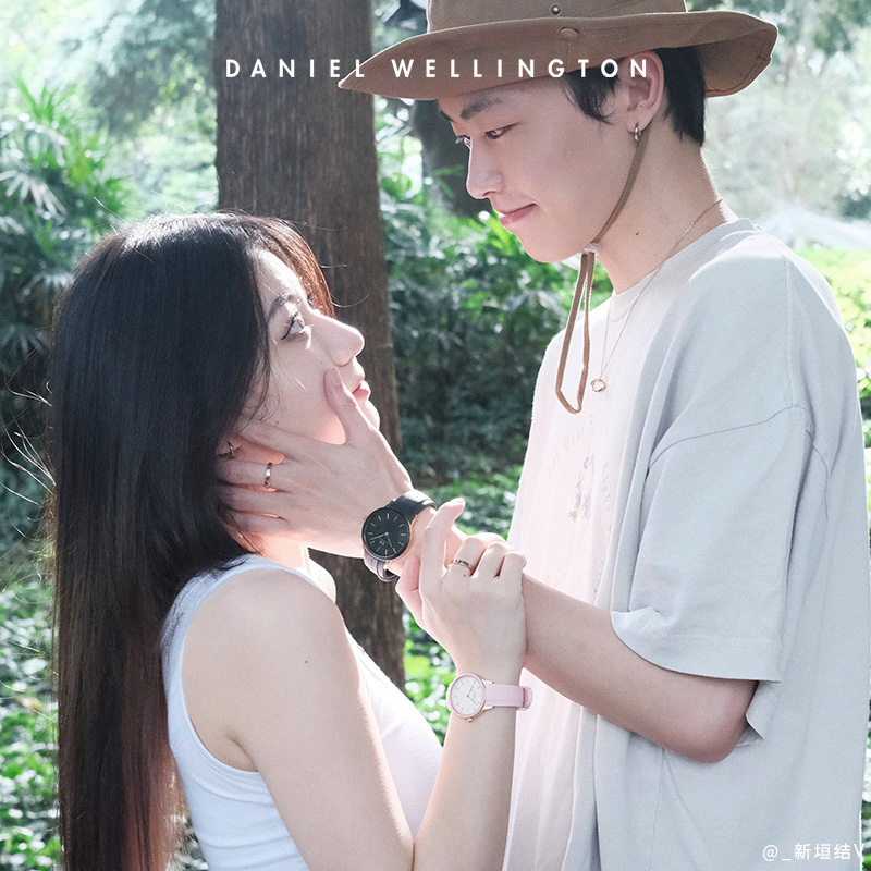 dw情侣iconic系列丹尼尔惠灵顿对表 danielwellington欧美腕表