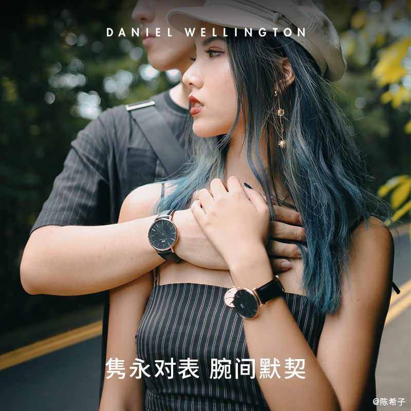 【520礼物】DW手表情侣对表 CLASSIC系列皮质表带男女款40&36MM-图1