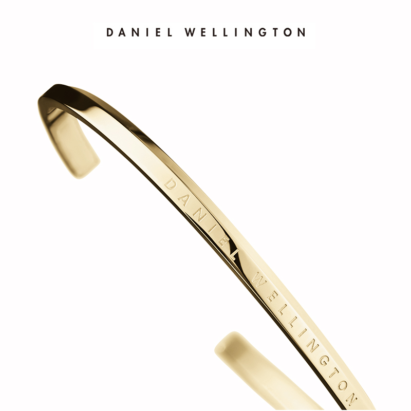 【全新金色】Daniel Wellington dw手鐲女 男女簡約開口情侶手環