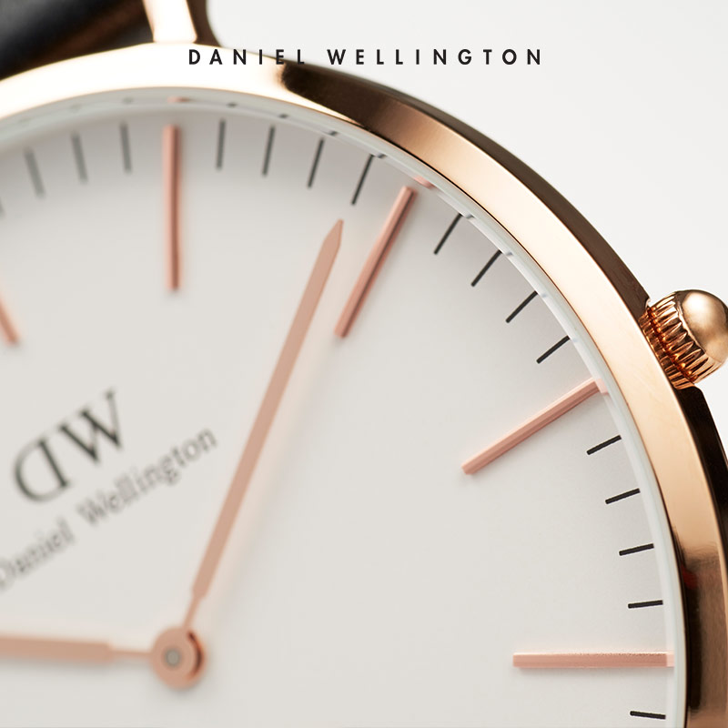 【新年限定款】Danielwellington40mm dw手表简约红色石英手表