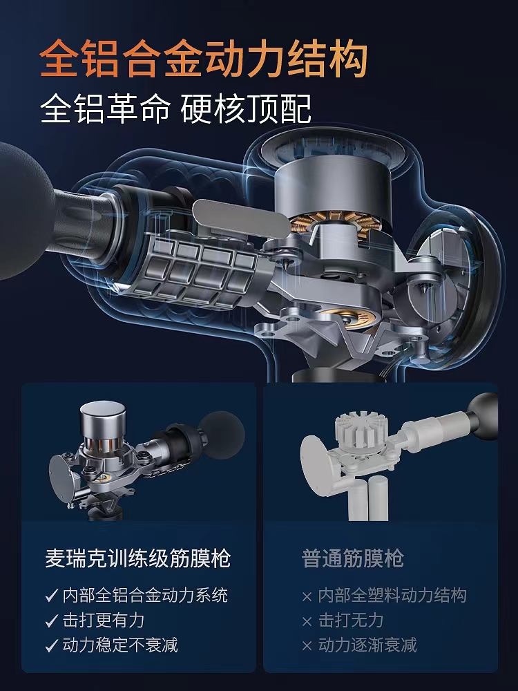 麦瑞克专业训练级筋膜枪肌肉放松器健身按摩仪9D1S肌膜枪十大品牌-图2