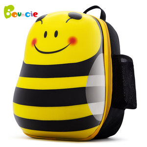 博尔奇儿童书包 3D蜜QQ卡通可爱男女宝宝幼儿园小孩书包双肩背包