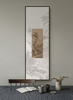 聿田一茶室新中式装饰画