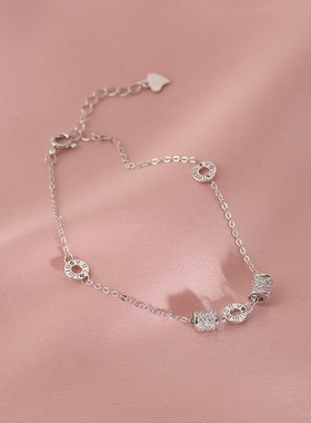 925银小蛮腰手链女设计感轻奢精致百搭手饰生日礼物送女友