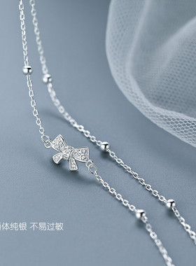 轻奢小众设计女蝴蝶结闺蜜手链