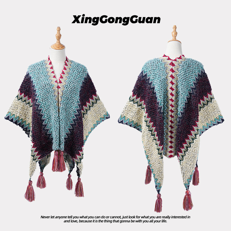 丽江披肩民族风新疆西藏旅游外搭女 型公馆服饰围巾/丝巾/披肩