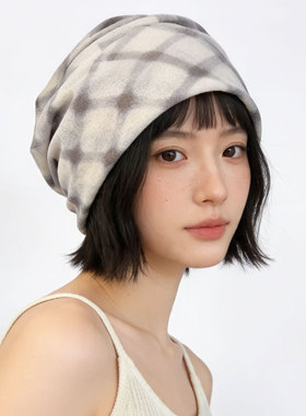 慵懒风时尚冷帽女款氛围感穿搭