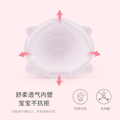 婴儿口罩0到6月宝宝新生儿1-3岁儿童小孩婴幼儿男童女童夏季卡通 - 图2