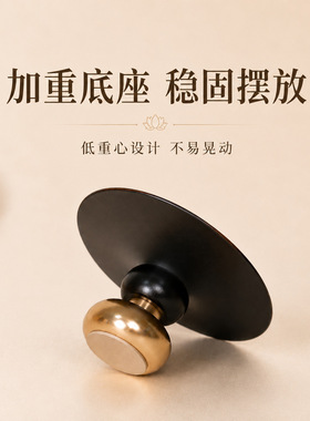 新款爆品！中式线香香插纹木款禅意铝合金香架底座香插香盘合金炉