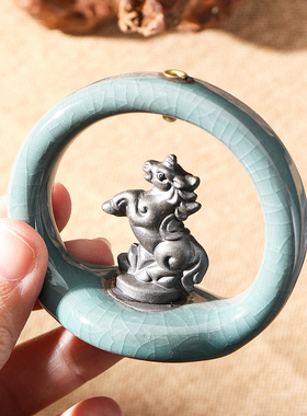 马到成功线香香插摆件