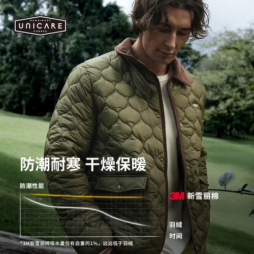 UNICARE成人男女秋冬御寒外套潮 3M新雪丽高端保暖棉服 2026上新 - 图0