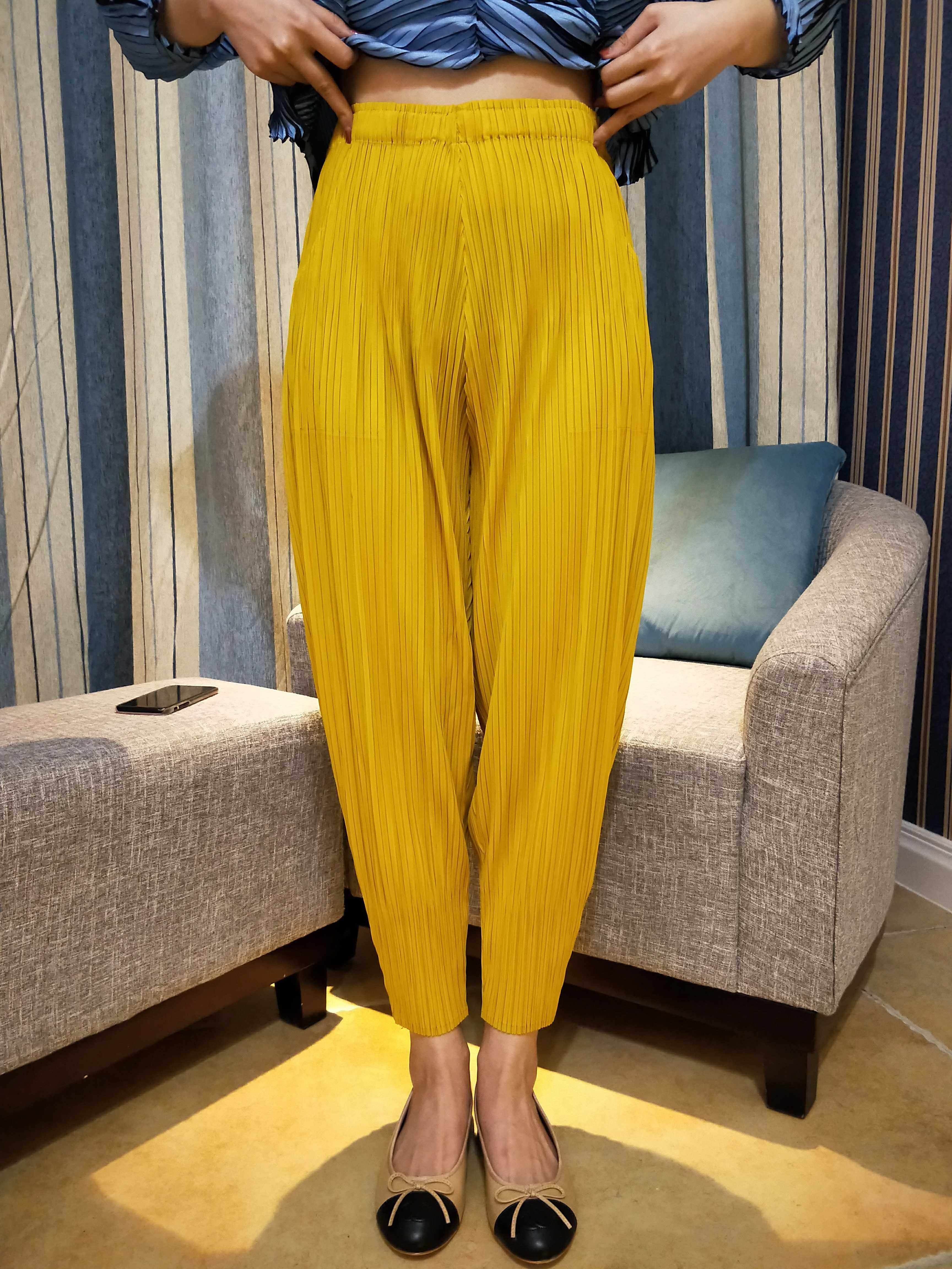 褶子一生家三宅新品褶皱大码休闲裤 褶子一生  宸睿褶皱女装休闲裤