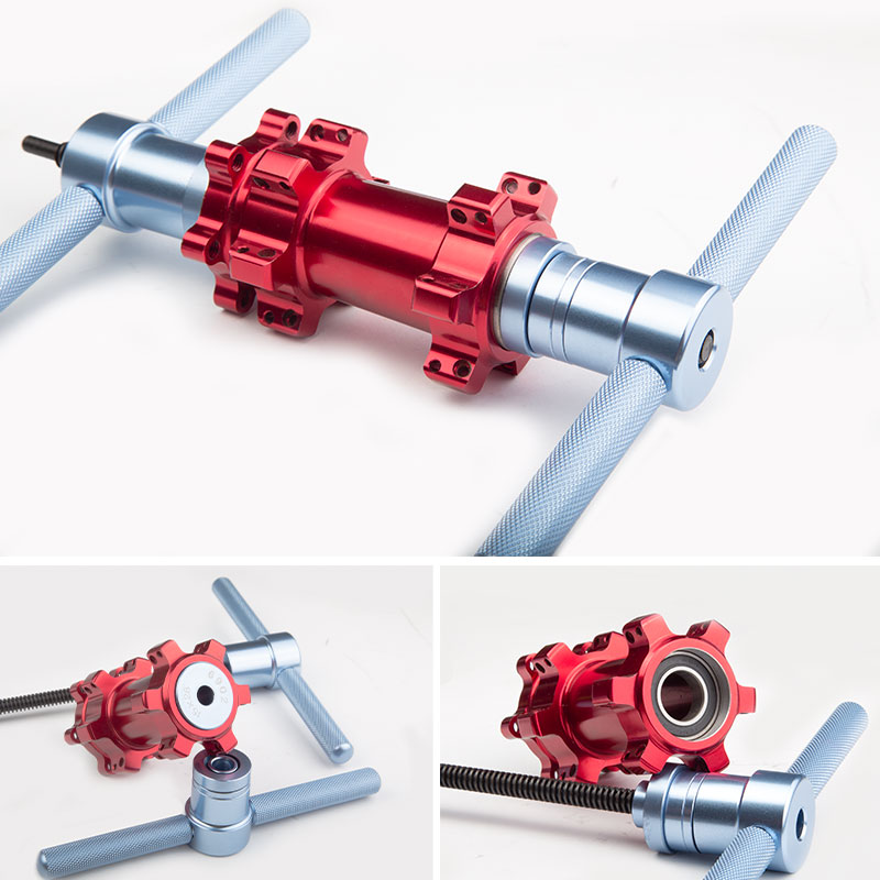山地公路自行车轴承拆卸工具 静力压入安装 花鼓塔基中轴修理套装