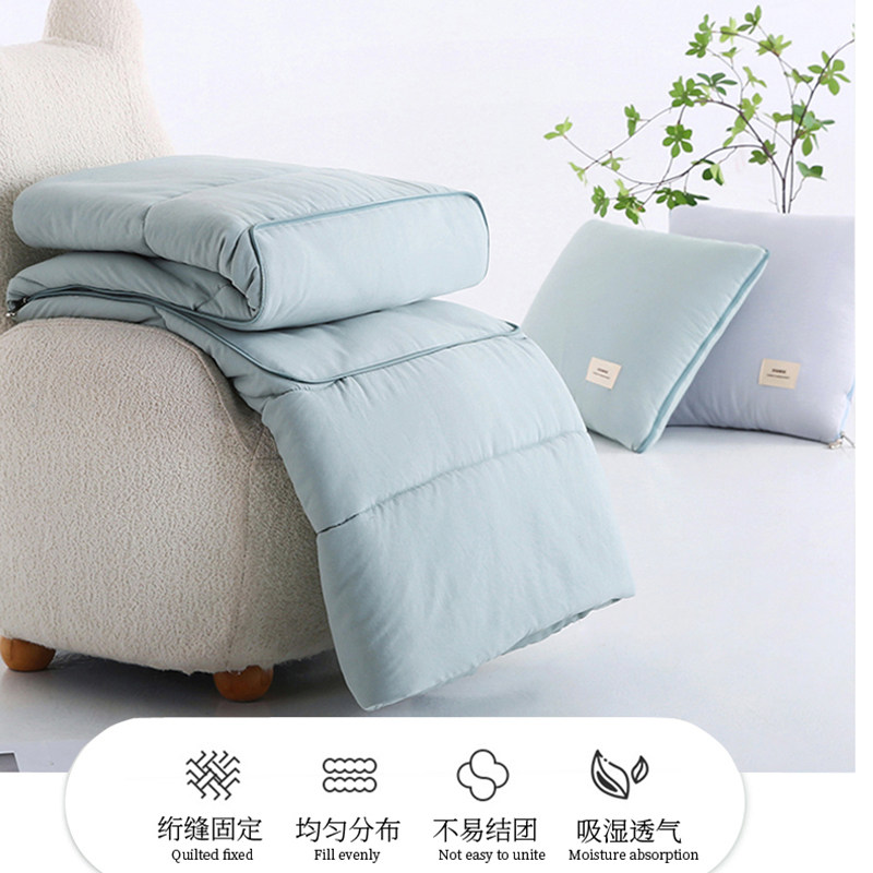 2024新款简约纯色抱枕被子两用汽车上靠枕办公室午休二合一空调被,淘宝优惠券,粉丝福利购,淘宝优惠卷