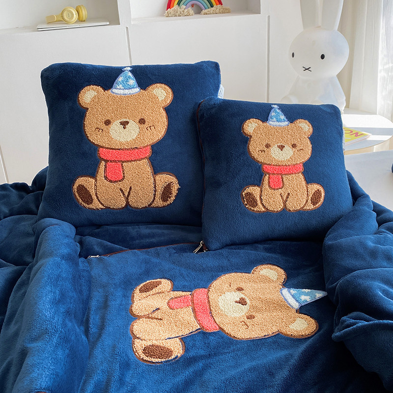 牛奶绒抱枕被子两用加厚午睡枕头被二合一办公室宿舍沙发靠垫客厅,淘宝优惠券,粉丝福利购,淘宝优惠卷