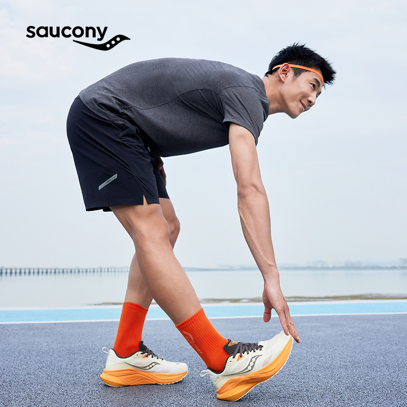Saucony索康尼率途MARSHAL跑步鞋男鞋稳定支撑训练跑鞋情侣运动鞋 - 图1