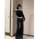 175 tall 185 long low waist suit flared pants