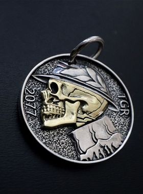 做旧朋克原创复古个性项链泰银