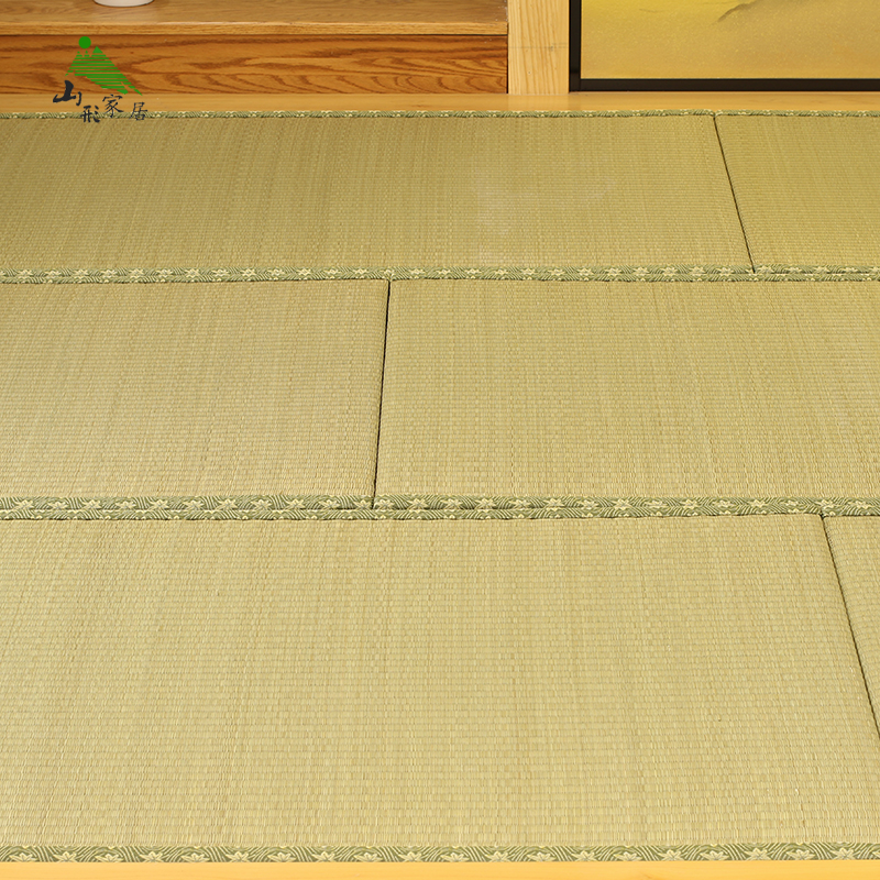 日式草席榻榻米垫子定做冲绳天然蔺草塌塌米床垫定制踏踏米地垫炕 - 图0