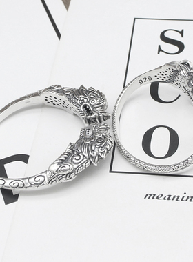 中国龙貔貅复古时尚风手环包邮