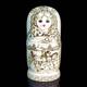 Russian matryoshka 10-layer engraved signature model