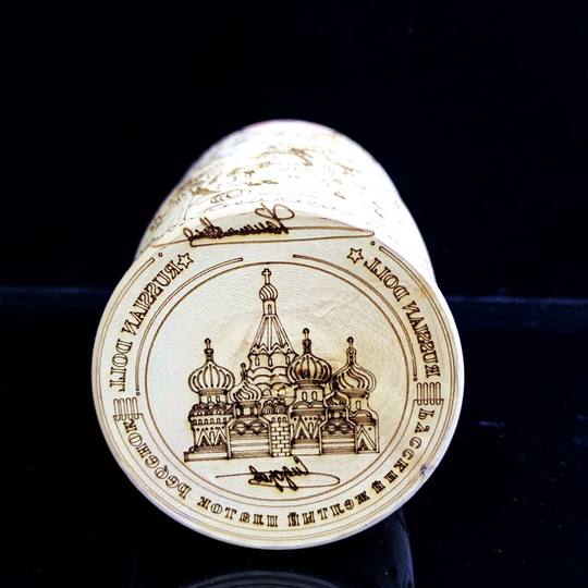 Russian matryoshka 10-layer engraved signature model