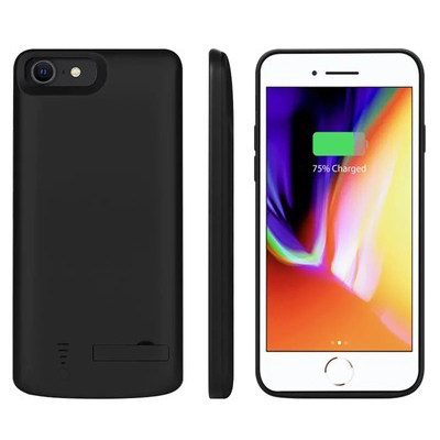 适用于苹果iPhone7背夹电池8plus无线充电宝6s薄se3手机壳全包SE2