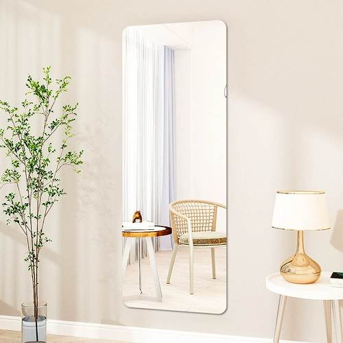 Кремовое самоклеющееся зеркало для всего тела, акриловая наклейка, зеркальный эффект