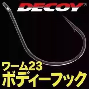 日本DECOY胜一WORM23wacky钩倒吊钩软饵软虫钩防挂路亚钩黑坑 - 图1