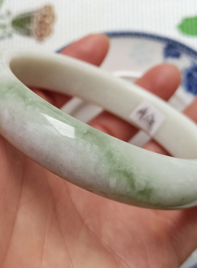 秦玉人家端庄女蓝田玉玉手镯正品