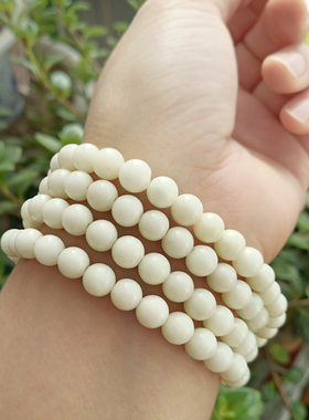 蓝田玉手串配饰佛珠送女友礼物