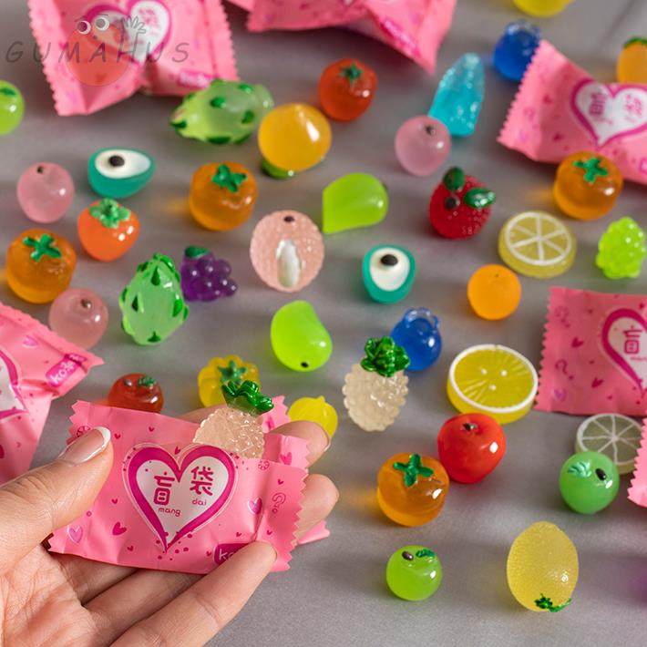 夜光立体卡通盲袋微缩水果模型夜间发亮儿童玩具摆件暑假小礼物,淘宝优惠券,粉丝福利购,淘宝优惠卷