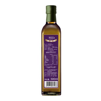 阿格利司(AGRIC)一级低温冷榨亚麻籽油500ml瓶装月子油食用油 - 图0