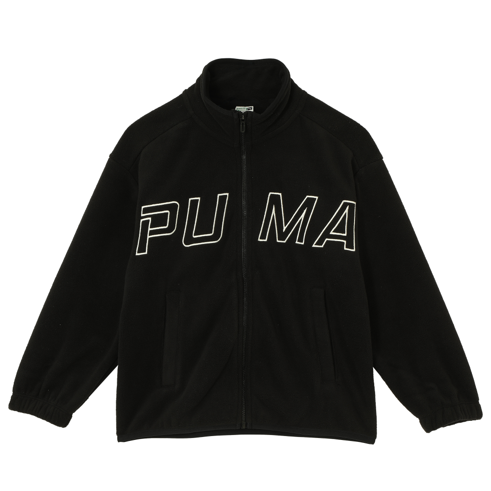 PUMA彪马 秋冬儿童柔软保暖摇粒绒加绒复古刺绣夹克外套 941357,淘宝优惠券,粉丝福利购,淘宝优惠卷