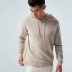 Huyền thoại chăn cừu 18 mùa thu và mùa đông áo len cashmere mới cho nam áo hoodie cashmere nguyên chất áo len lỏng lẻo - Áo len Cashmere