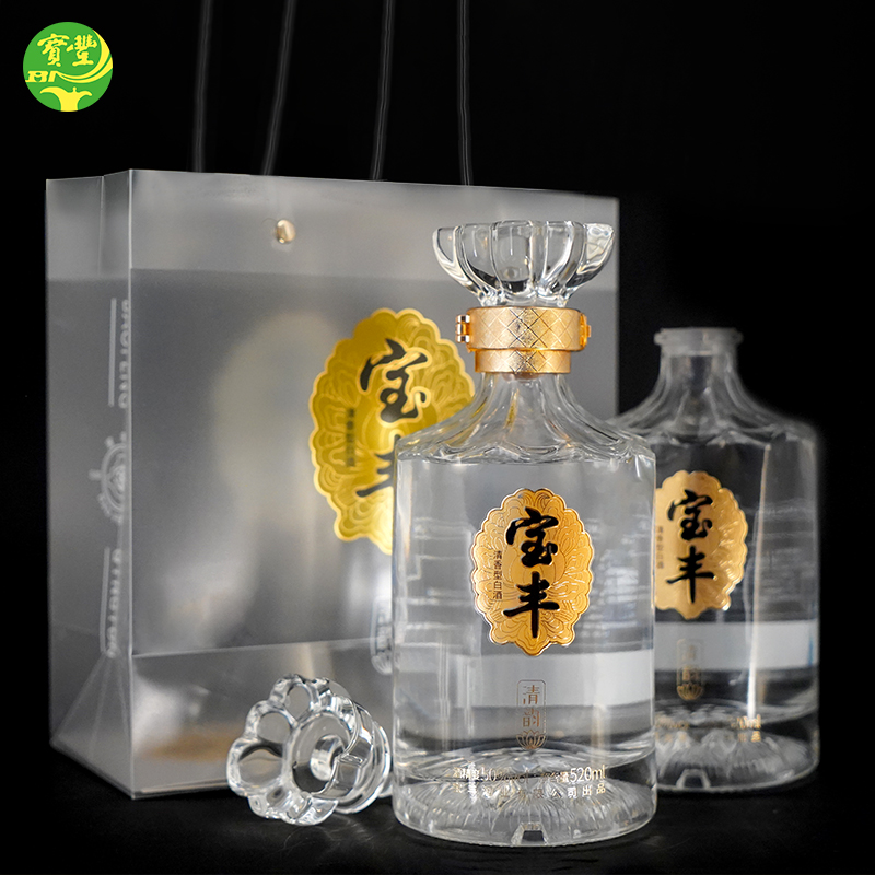 【酒厂直营】宝丰酒 50度清韵520ml*6瓶 高度整箱口粮清香型白酒