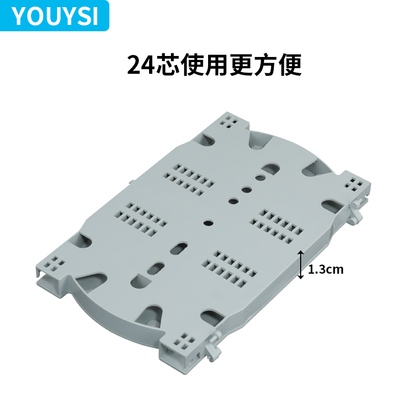 YOUYSI 光纤终端盒接线盘 光纤盒 4芯光纤 熔纤盘 融接盘 熔接盘 终端盒 - 图1