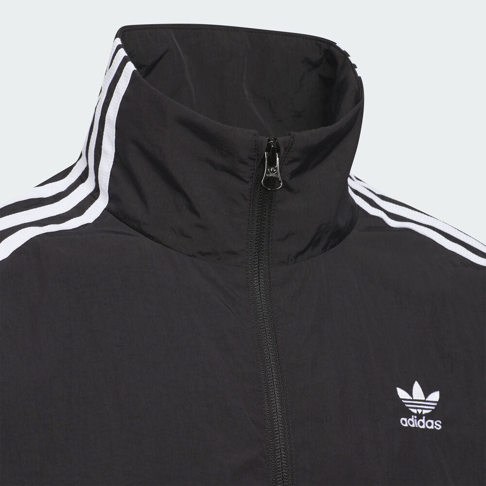 adidas阿迪达斯三叶草男大童三条纹运动休闲立领夹克外套KQ5491,淘宝优惠券,粉丝福利购,淘宝优惠卷